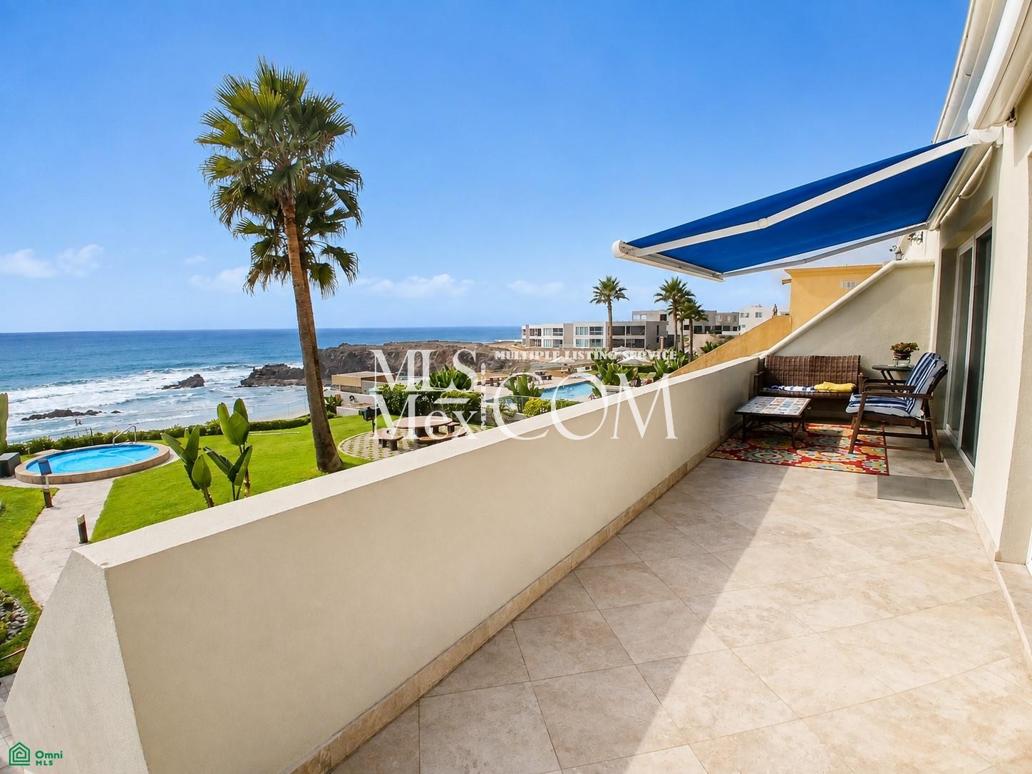 Oceanfront Furnished Villa for Sale in La Jolla del Mar, Rosarito | $650,000 USD
