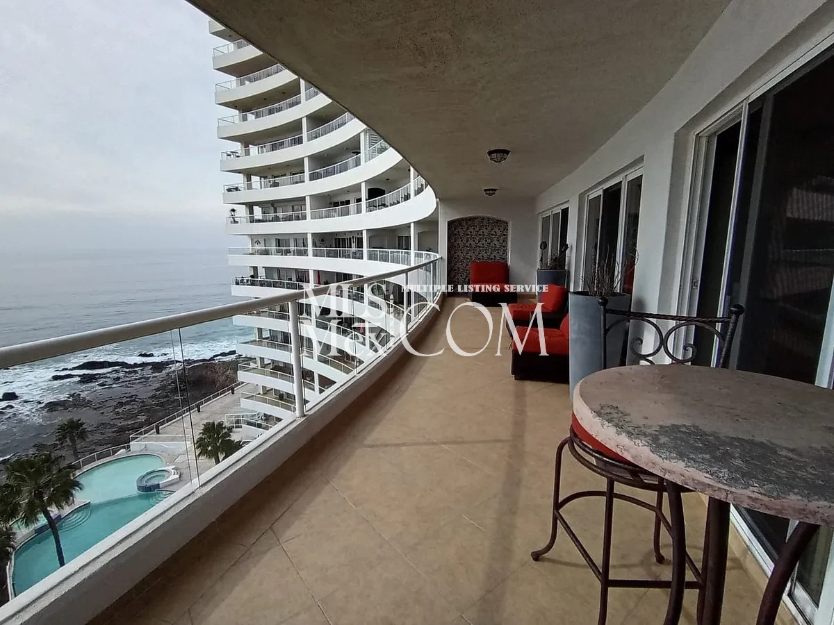 🌊 Oceanfront 2BR Condo in Las Palmas Popotla Rosarito | Pools, Gym & Beach Access | 30 Min to US Border  ⸻