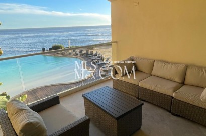🌊 Ocean View Condo 106 for Rent at Las Olas Grand Rosarito – Furnished 2BR Beachfront Rental Near K38